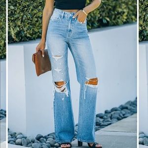 Vici Collection Vervet 90’s Straight Leg Jeans, 32